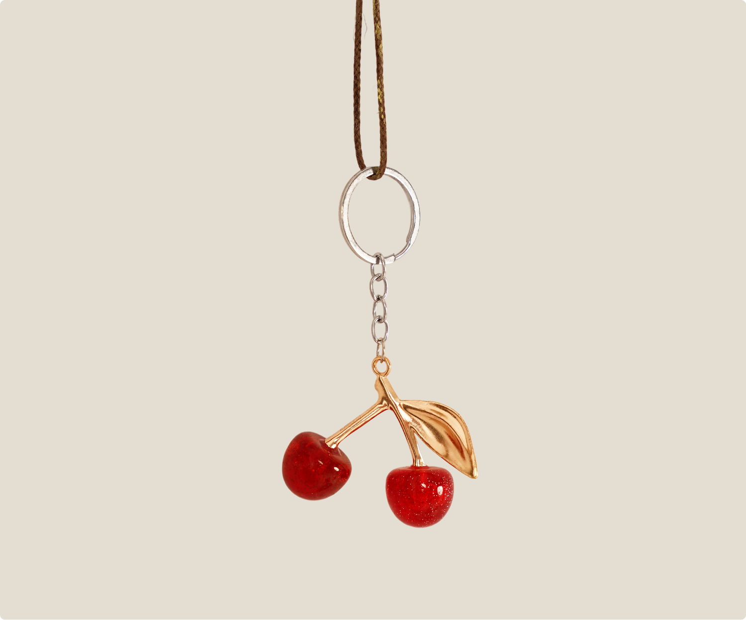 Cherry key chain